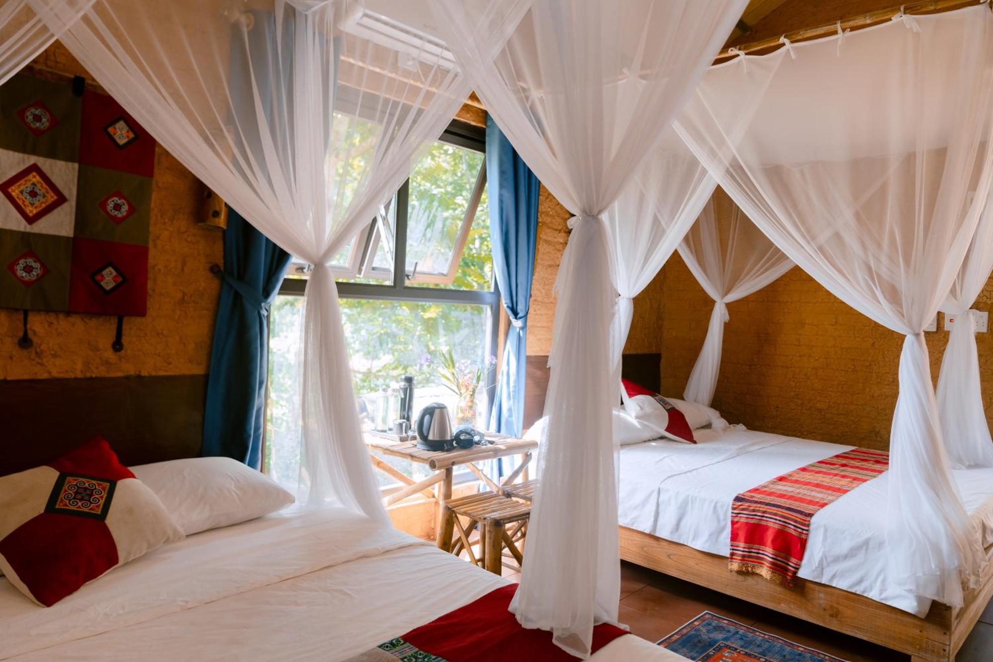 Pu Luong Homestay & Tours Huong Ba Thuoc المظهر الخارجي الصورة